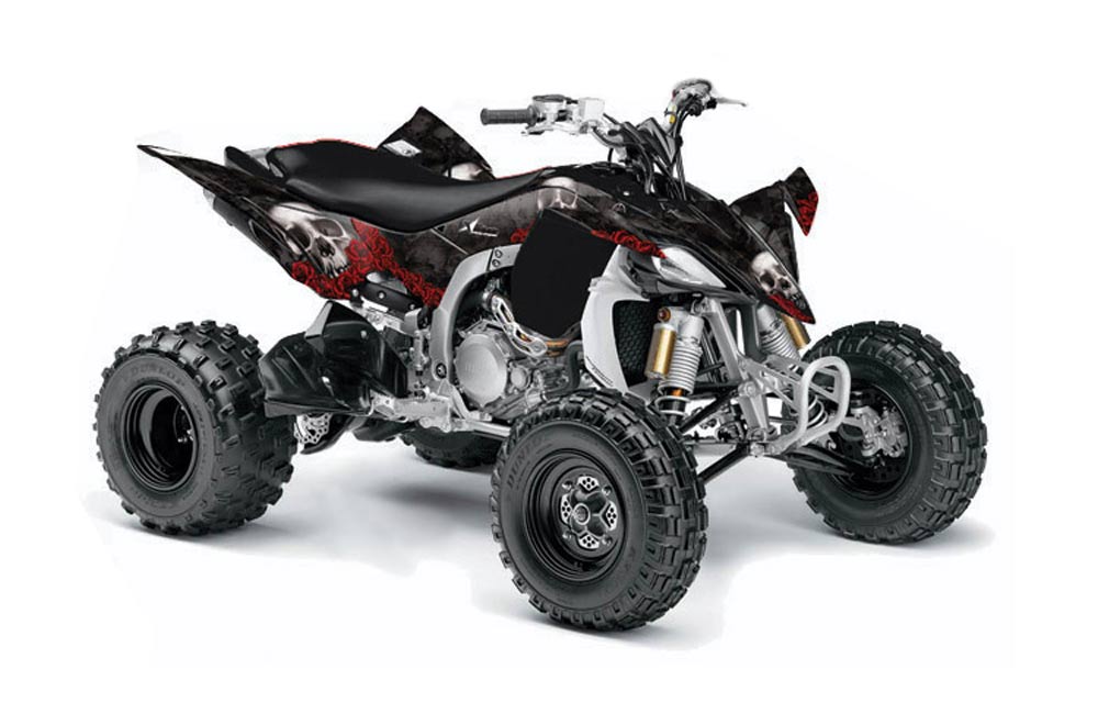 Yamaha YFZ 450SE / 450R ATV Graphic Kit - 2009-2013 Bone Collector Black