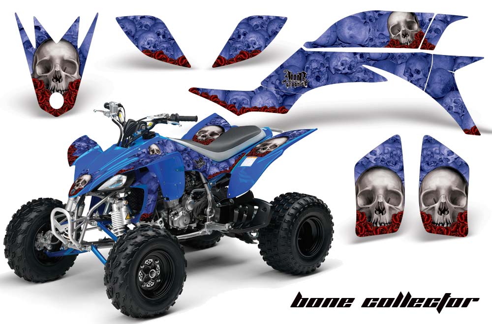 Yamaha YFZ 450 ATV Graphic Kit - 2004-2014 Bone Collector Blue