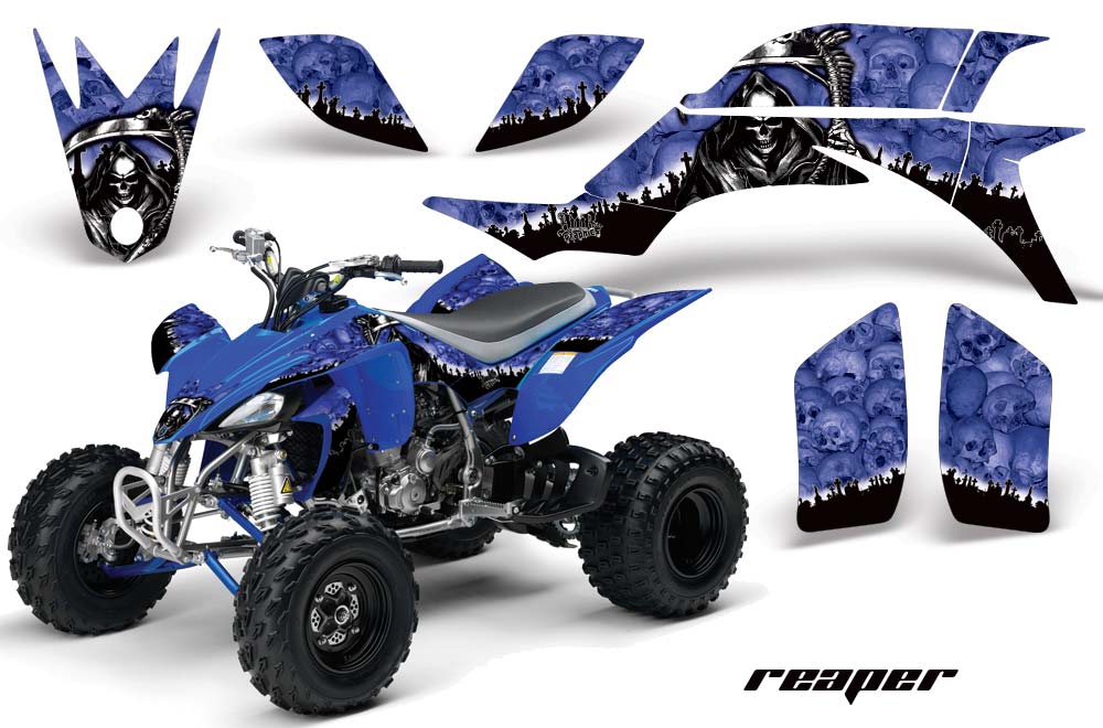 Yamaha YFZ 450 ATV Graphic Kit - 2004-2014 Reaper Blue