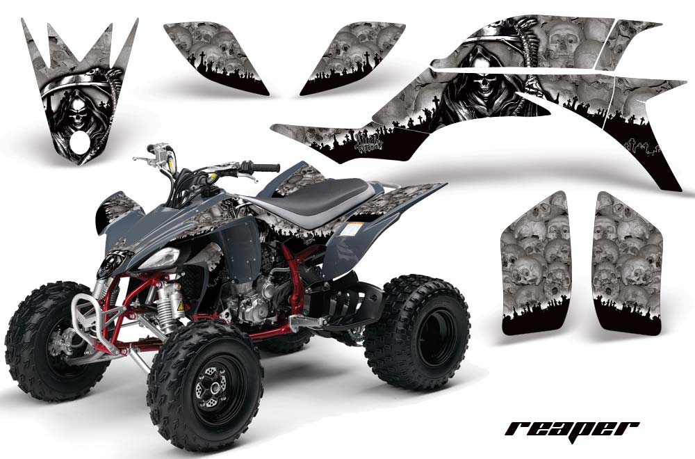 Yamaha YFZ 450 ATV Graphic Kit - 2004-2014 Reaper Silver
