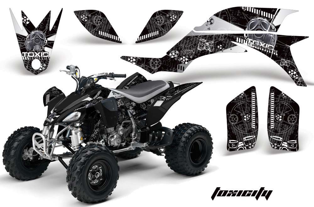 Yamaha YFZ 450 ATV Graphic Kit - 2004-2014 Toxicity White