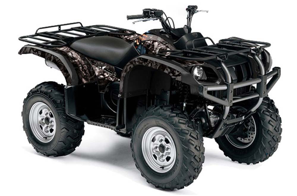 Yamaha Grizzly 660 ATV Graphic Kit - All Years Mad Hatter Black