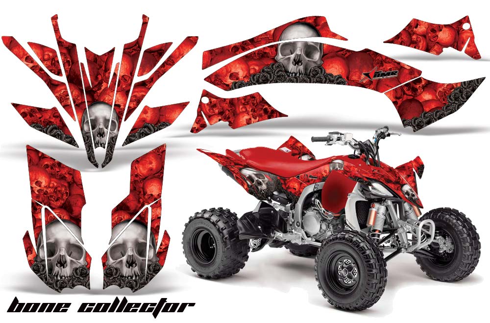 Yamaha YFZ 450SE / 450R ATV Graphic Kit - 2009-2013 Bone Collector Red