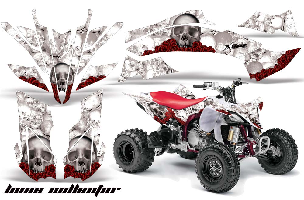 Yamaha YFZ 450SE / 450R ATV Graphic Kit - 2009-2013 Bone Collector White