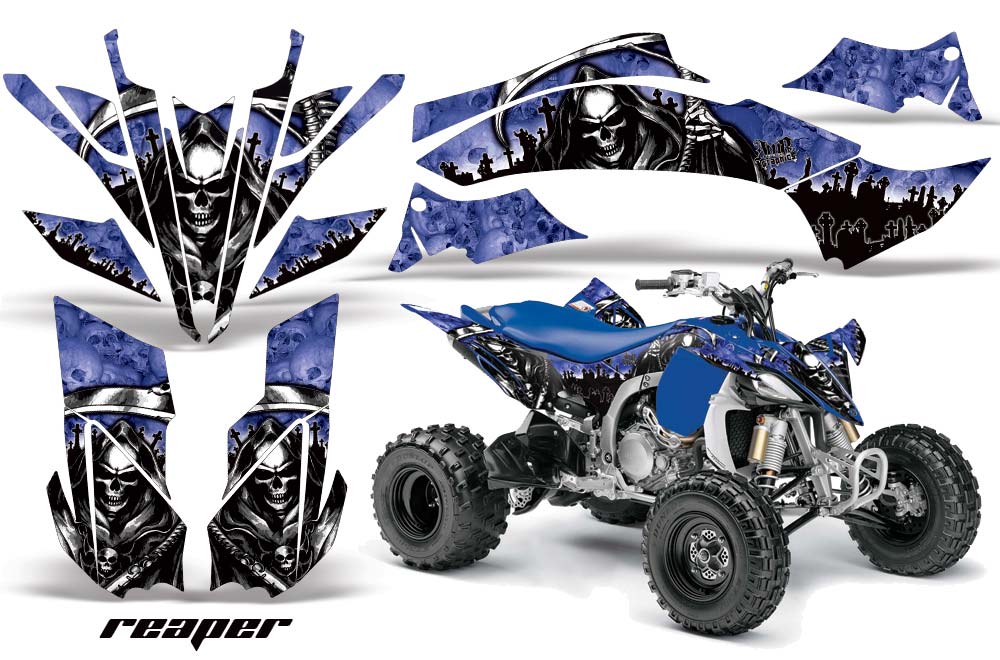 Yamaha YFZ 450SE / 450R ATV Graphic Kit - 2009-2013 Reaper Blue