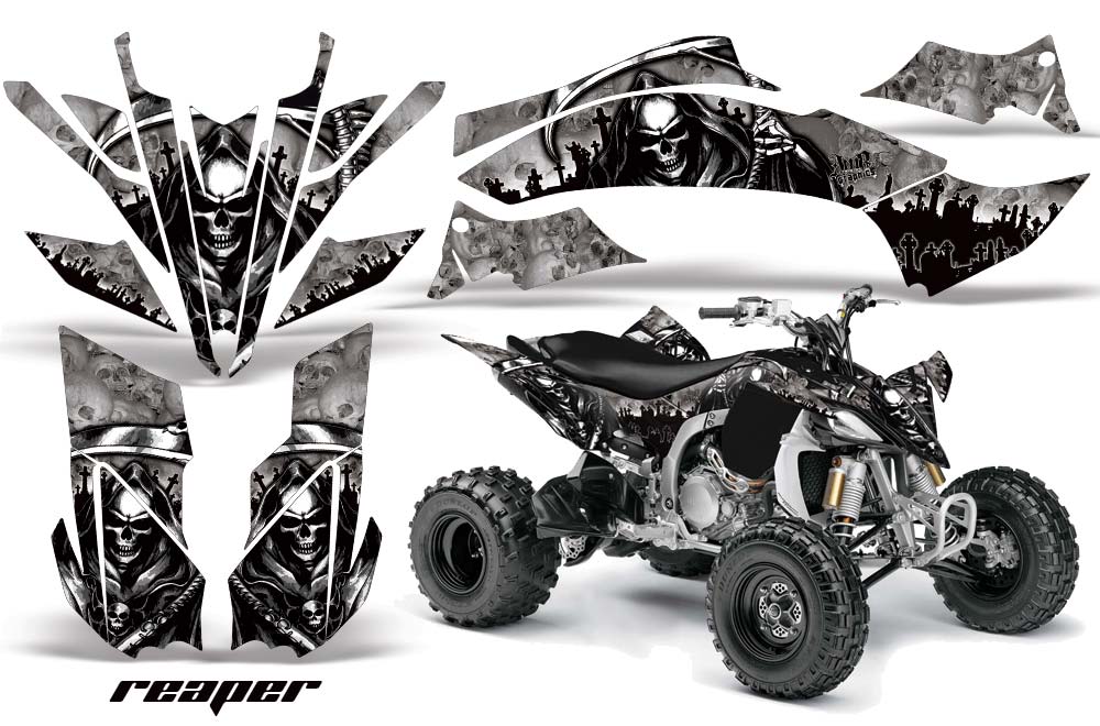 Yamaha YFZ 450SE / 450R ATV Graphic Kit - 2009-2013 Reaper Silver