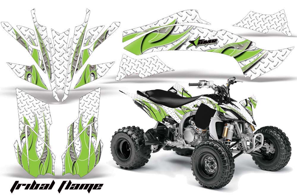 Yamaha YFZ 450SE / 450R ATV Graphic Kit - 2009-2013 Tribal Flame Green
