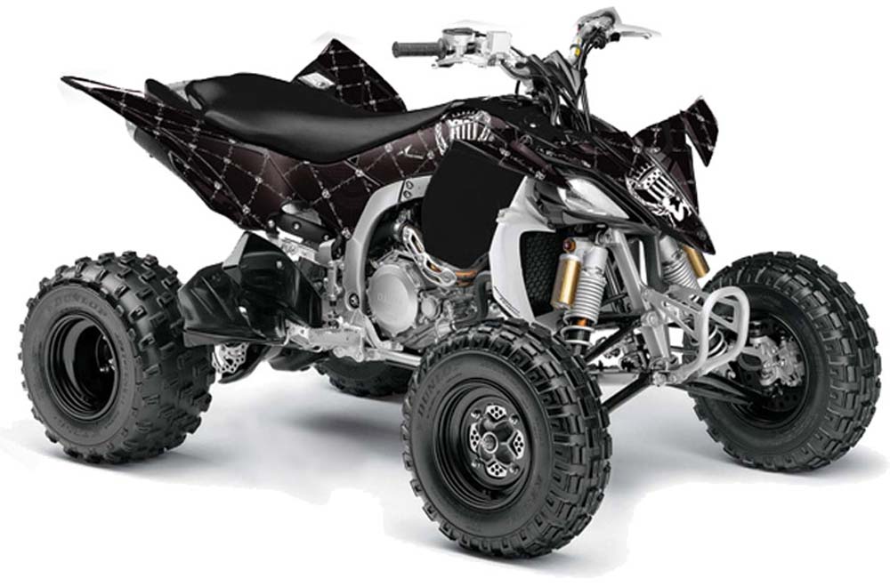 Yamaha YFZ 450SE / 450R ATV Graphic Kit - 2009-2013 Silver Star - Reloaded Black