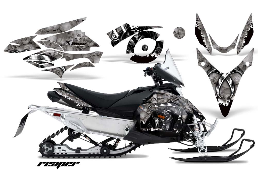 Yamaha Phazer RTX / GT Sled Graphic Kit - 2007-2016 Reaper Silver