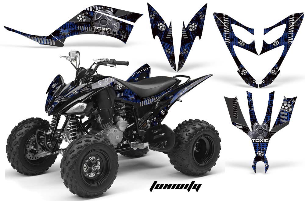 Yamaha Raptor 250 ATV Graphic Kit - 2008-2014 Toxicity Blue