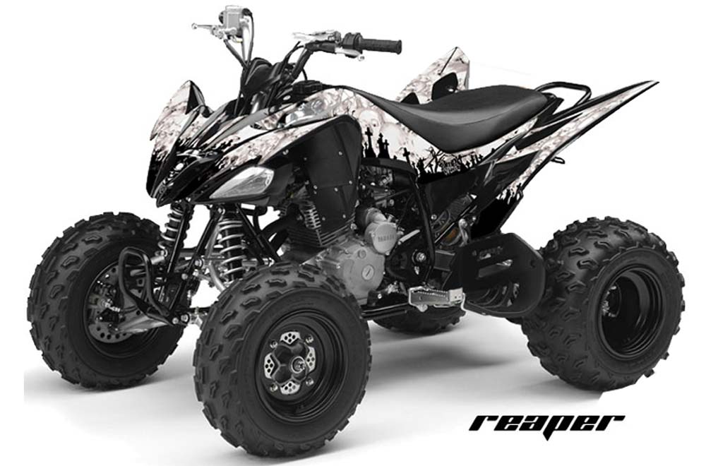 Yamaha Raptor 250 ATV Graphic Kit - 2008-2014 Reaper White
