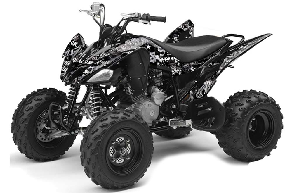 Yamaha Raptor 250 ATV Graphic Kit - 2008-2014 Silver Star - Silverhaze Silver