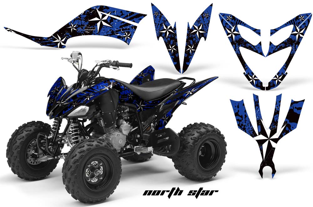 Yamaha Raptor 250 ATV Graphic Kit - 2008-2014 Northstar Blue