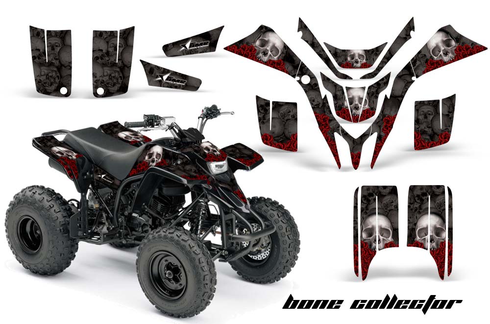 Yamaha Blaster YFS200 ATV Graphic Kit - 1988-2001 Bone Collector Black