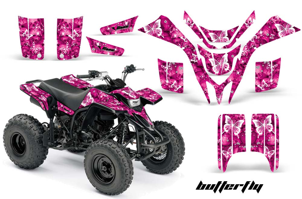 Yamaha Blaster YFS200 ATV Graphic Kit - 1988-2001 Butterfly White
