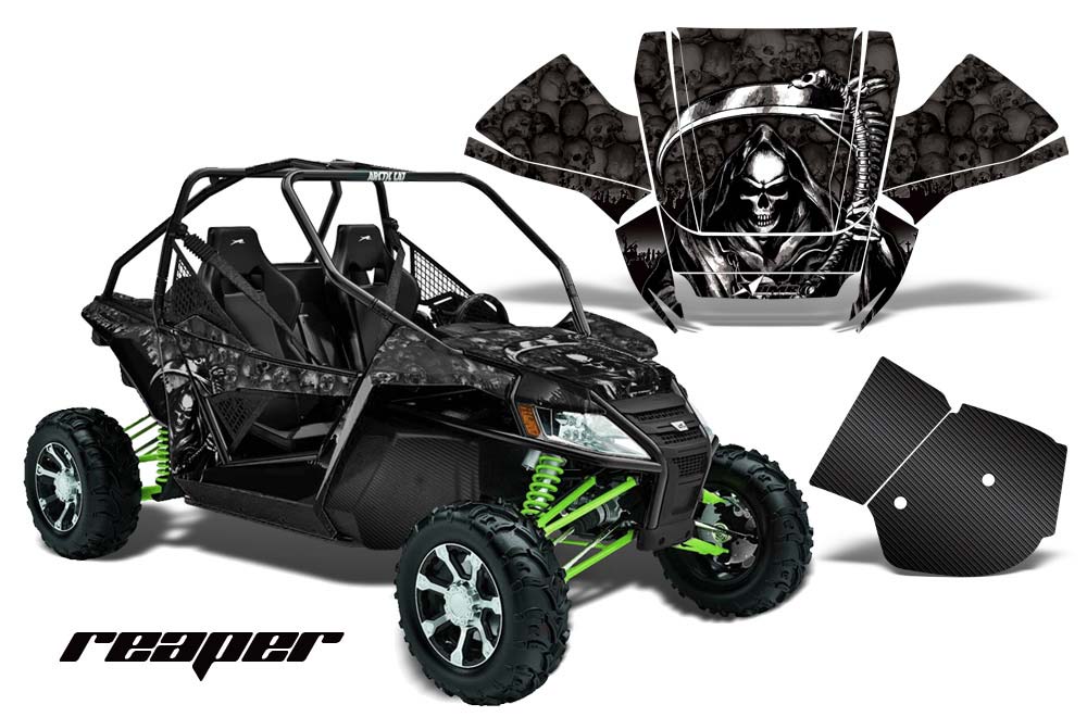 Arctic Cat Wildcat Graphic Kit - 2012-2016 Reaper Black