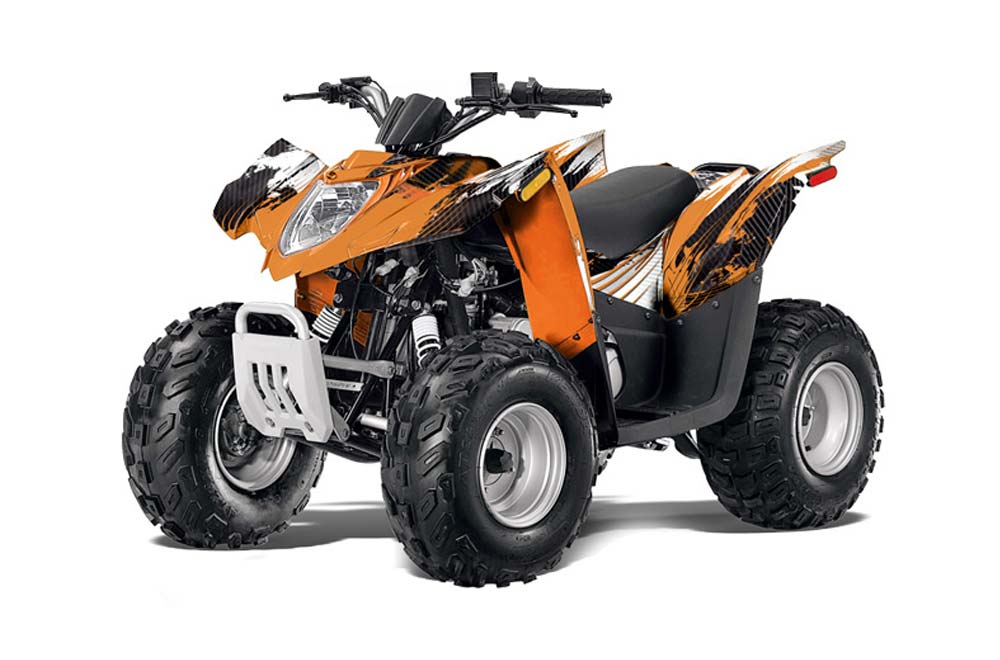 Arctic Cat DVX90 ATV Graphic Kit - 2008-2017 Carbon X Orange