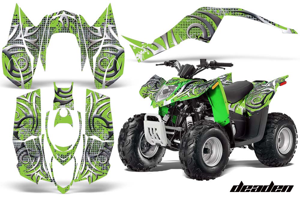 Arctic Cat DVX90 ATV Graphic Kit - 2008-2017 Deaden Green