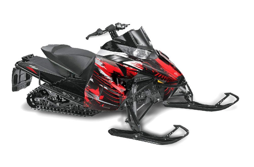 Arctic Cat ProCross Sno Pro Sled Graphic Kit - 2012-2016 Carbon X Red
