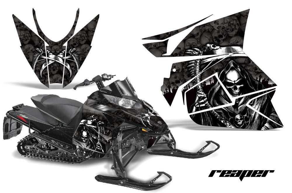 Arctic Cat ProCross Sno Pro Sled Graphic Kit - 2012-2016 Reaper Black