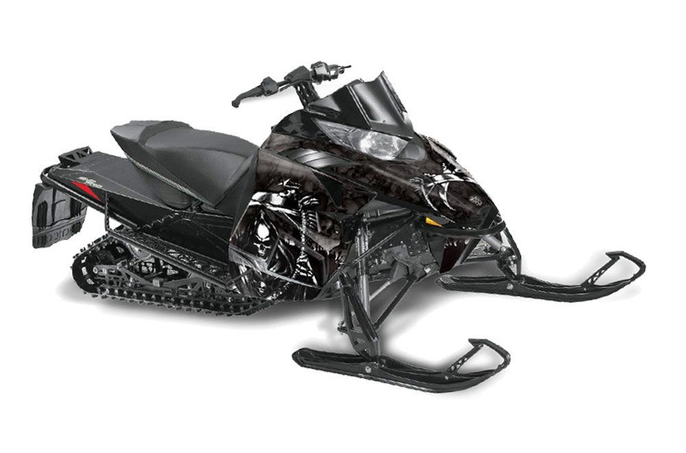 Arctic Cat ProCross Sno Pro Sled Graphic Kit - 2012-2016 Reaper Black