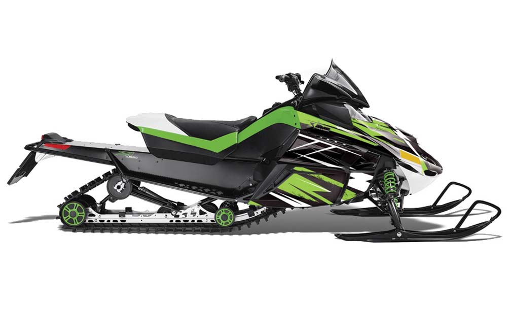 Arctic Cat Z1 Turbo Sled Graphic Kit - 2006-2012 Attack Green
