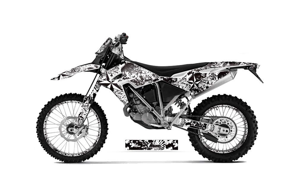 BMW G450x Dirt Bike Graphic Kit - 2010-2011 NorthStar White