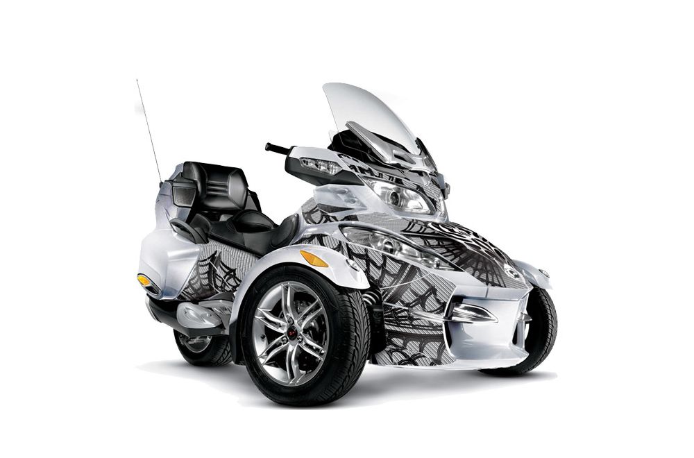 Can Am BRP (RTS) Spyder Graphic Kit - 2010-2012 Widow Maker Black