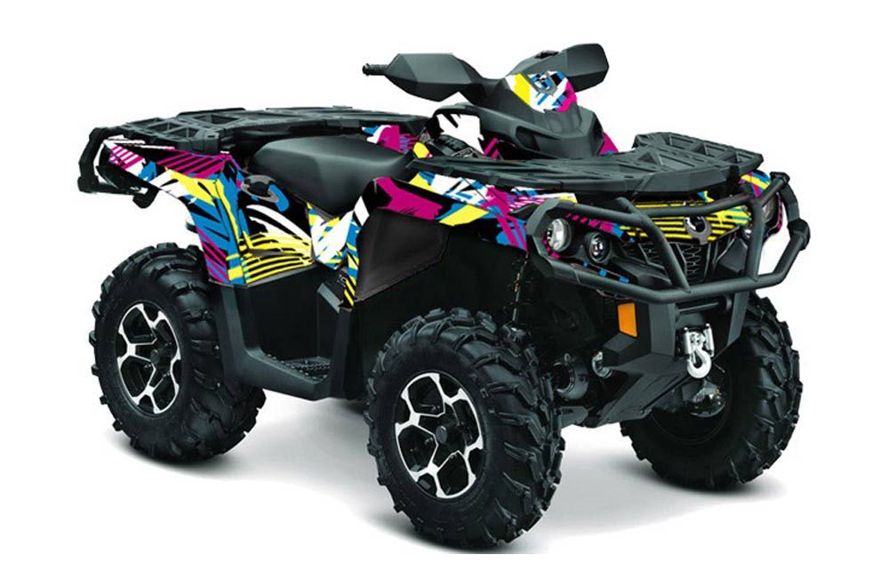 Can Am Outlander XT / DPS / SST ATV Graphic Kit - 2013-2016 Flashback