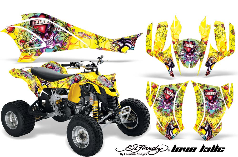 Can Am DS450 / DS450X EFI ATV Custom Graphic Kit - 2008-2016