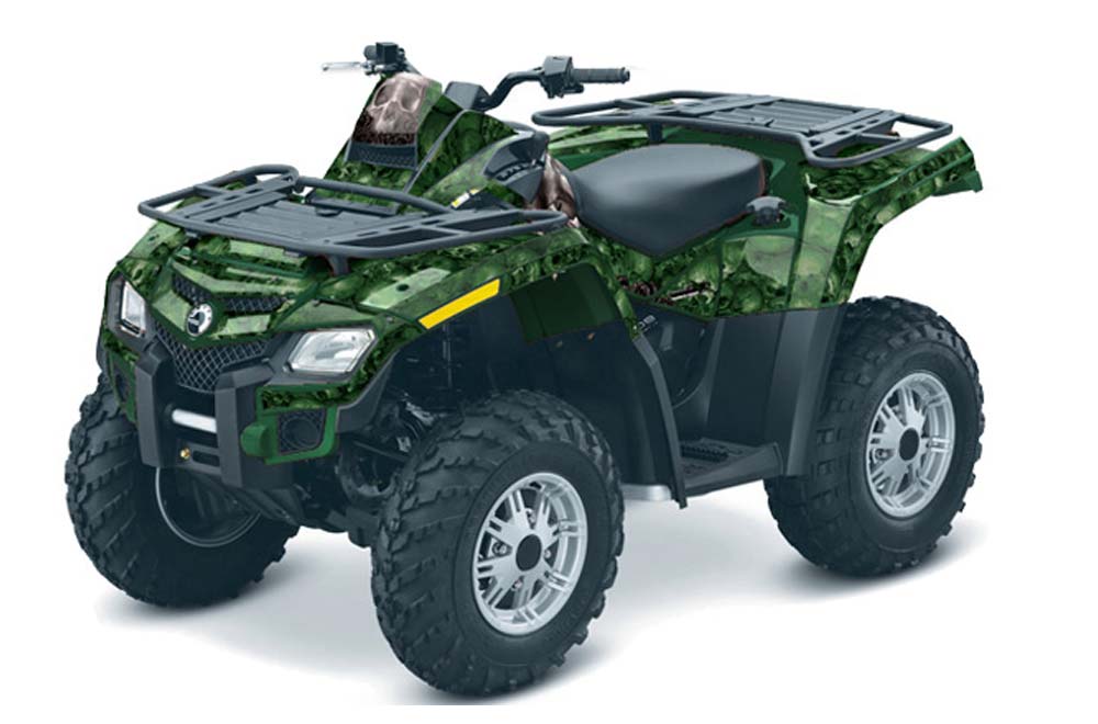 Can Am Outlander EFI 500 / 650 / 800 / 1000 ATV Graphic Kit - 2006-2011 Bone Collector Green