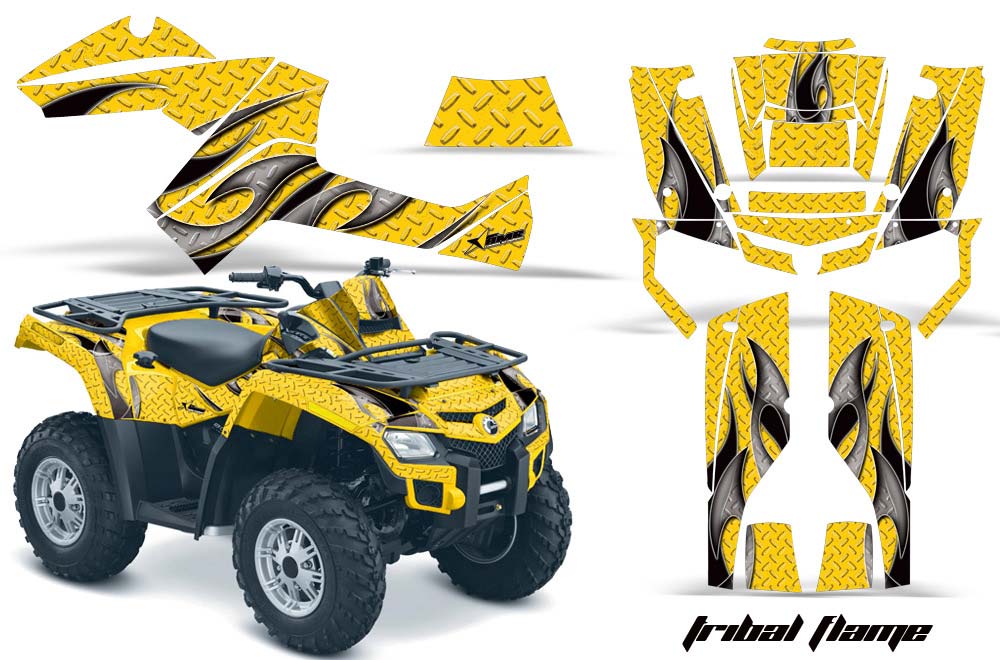 Can Am Outlander EFI 500 / 650 / 800 / 1000 ATV Custom Graphic Kit - 2006-2011