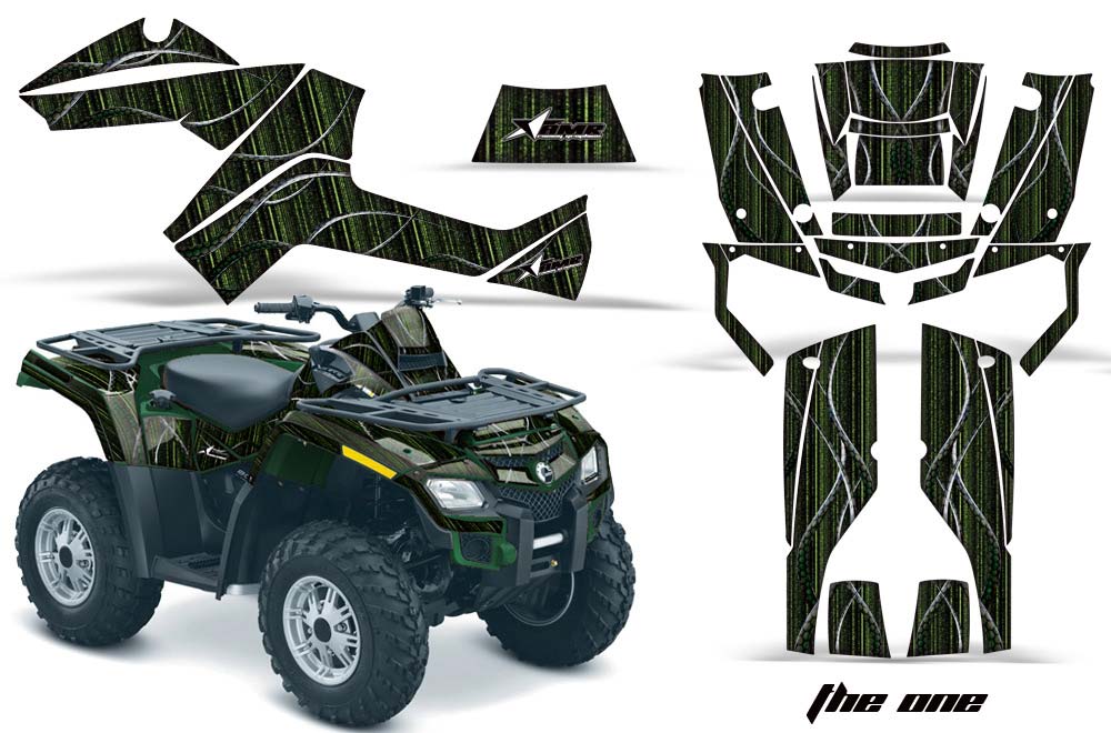 Can Am Outlander EFI 500 / 650 / 800 / 1000 ATV Custom Graphic Kit - 2006-2011