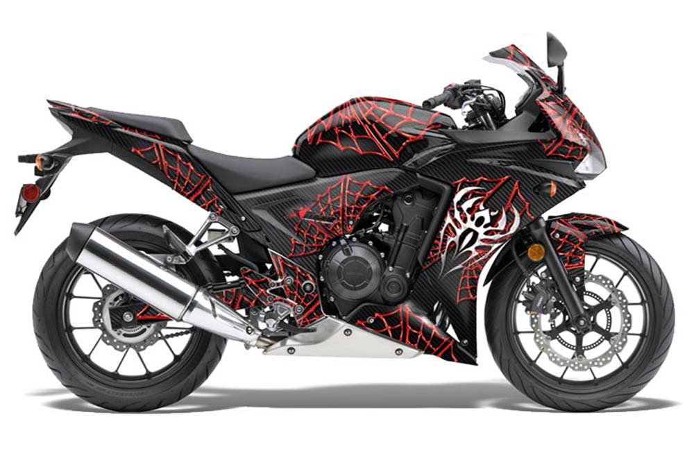 Honda CBR 500R Graphic Kit - 2013-2014 Widow Maker Red