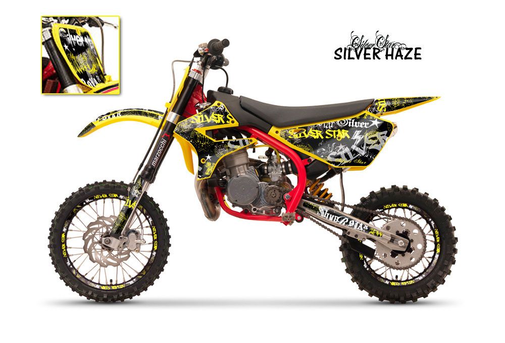 Cobra CX 65 Dirt Bike Graphic Kit - 2007-2011 T Bomber Yellow