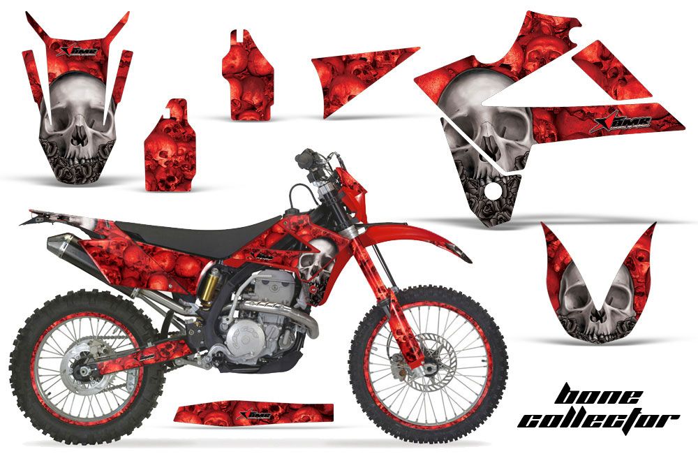 Gas Gas EC 250 Dirt Bike Graphic Kit - 2009-2010 Bone Collector Red