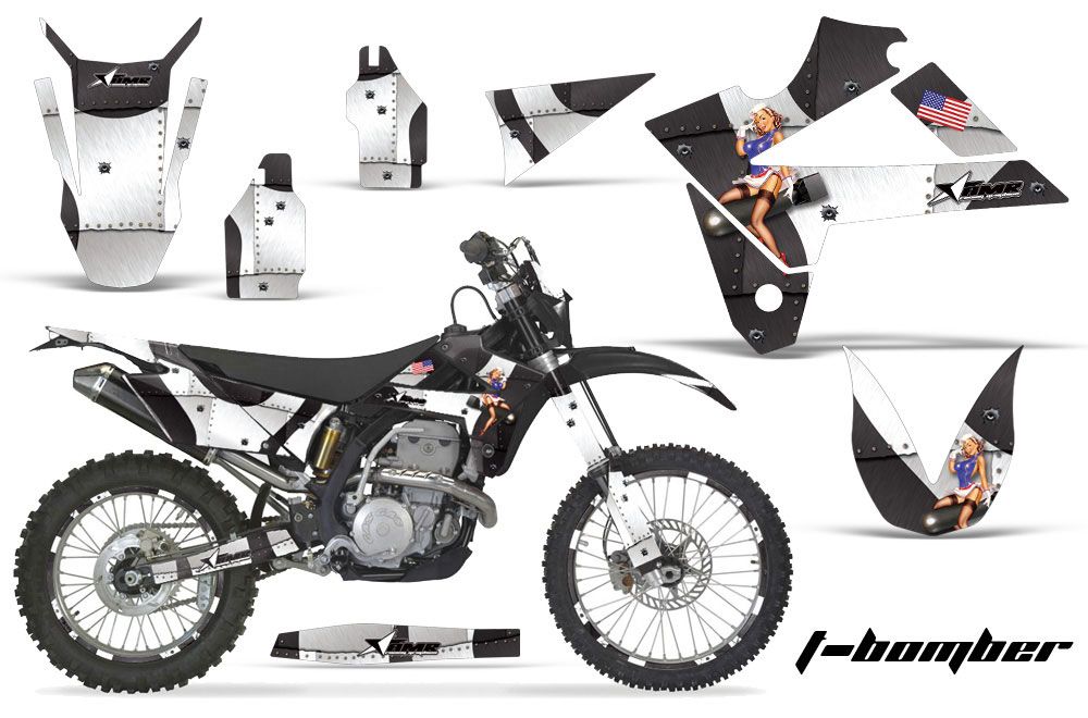 Gas Gas EC 250 Dirt Bike Graphic Kit - 2009-2010 T Bomber White