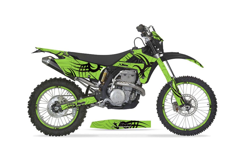 Gas Gas EC 300 Dirt Bike Graphic Kit - 2009-2010 Tribe Green