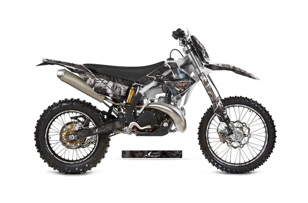 Gas Gas EC 250 Dirt Bike Graphic Kit - 2011-2012 Mad Hatter Black
