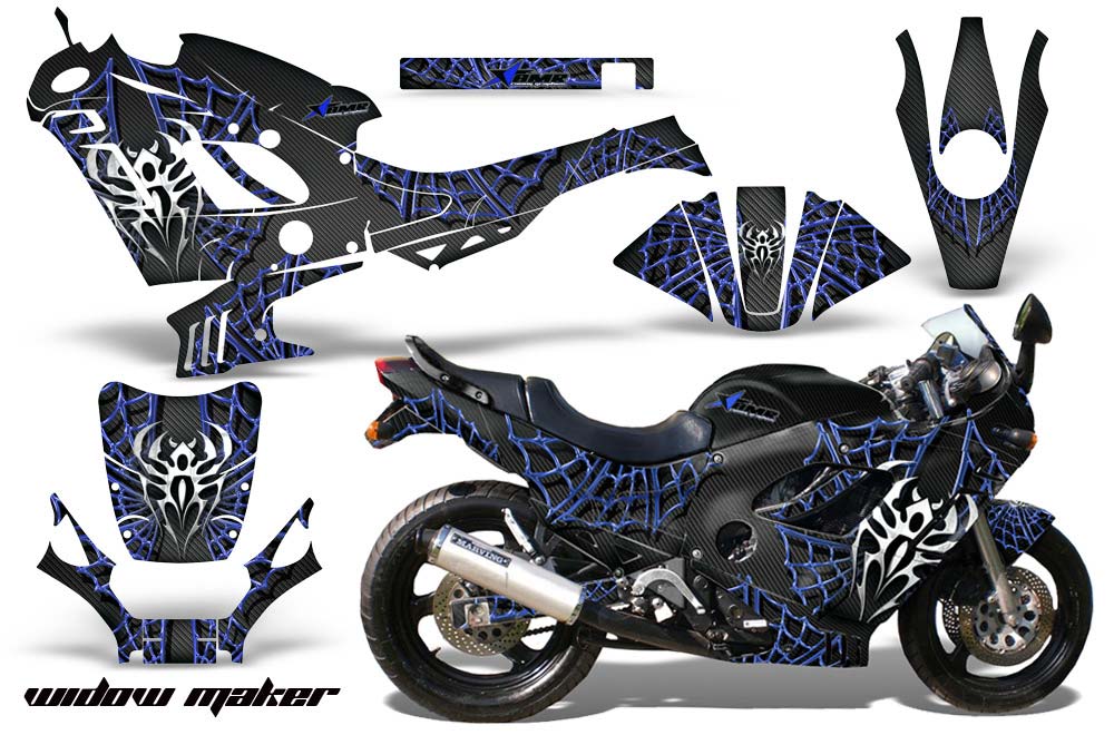 Suzuki GSXR 600F / 750F Katana Graphic Kit - 1988-1997 Widow Maker Blue