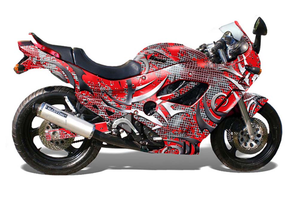 Suzuki GSXR 600F / 750F Katana Graphic Kit - 1988-1997 Deaden Red