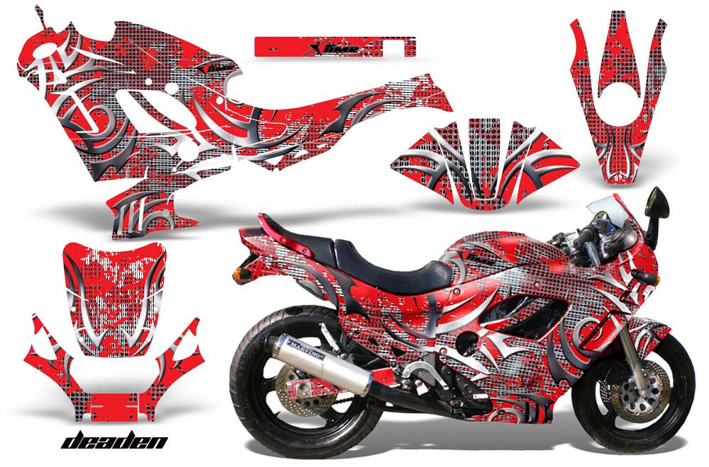 Suzuki GSXR 600F / 750F Katana Graphic Kit - 1988-1997 Deaden Red