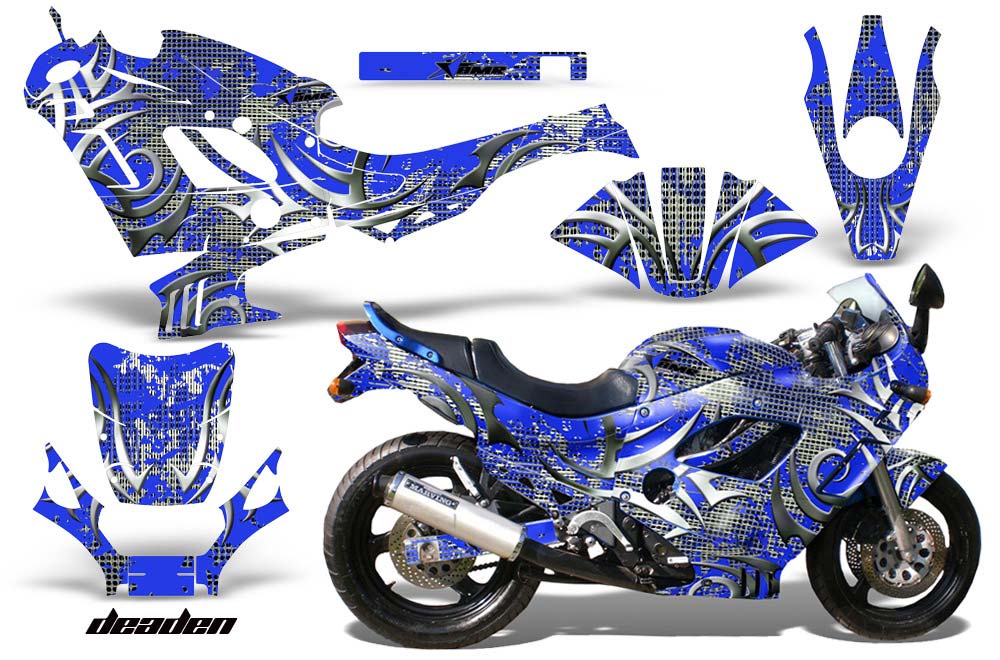 Suzuki GSXR 600F / 750F Katana Graphic Kit - 1988-1997 Deaden Blue