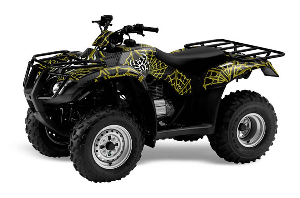Honda Recon ES Fourtrax ATV Graphic Kit - 2005-2018 Widow Maker Yellow