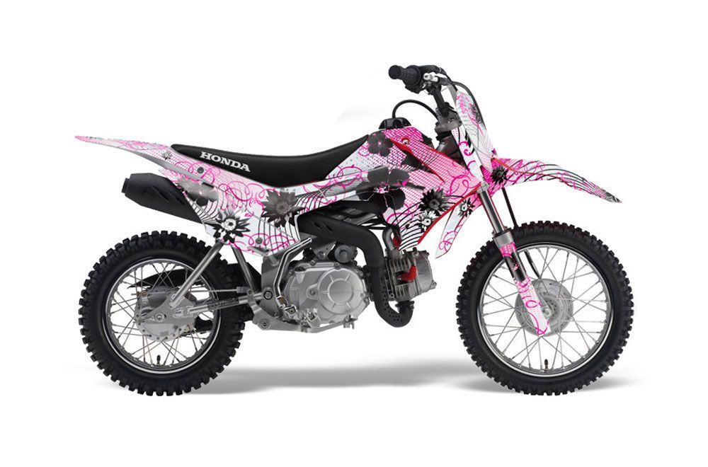 Honda CRF110 F Dirt Bike Graphic Kit - 2013-2018 Luna Pink