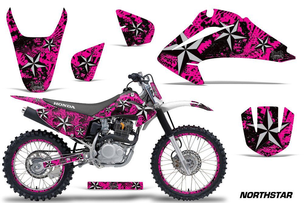 Honda CRF230 F Dirt Bike Graphic Kit - 2003-2007 Northstar Pink