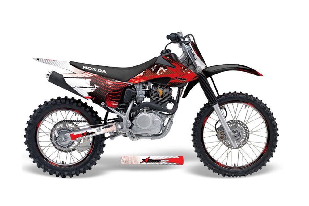 Honda CRF150 F Dirt Bike Graphic Kit - 2008-2014 Carbon X Red
