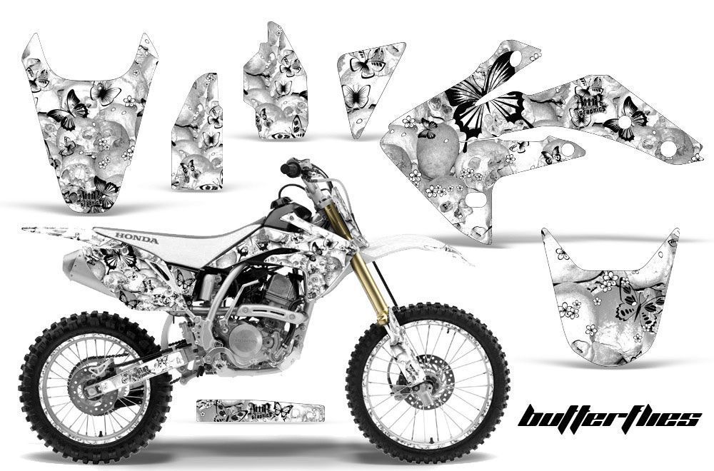 Honda CRF150 R Dirt Bike Graphic Kit - 2007-2016 Butterfly White