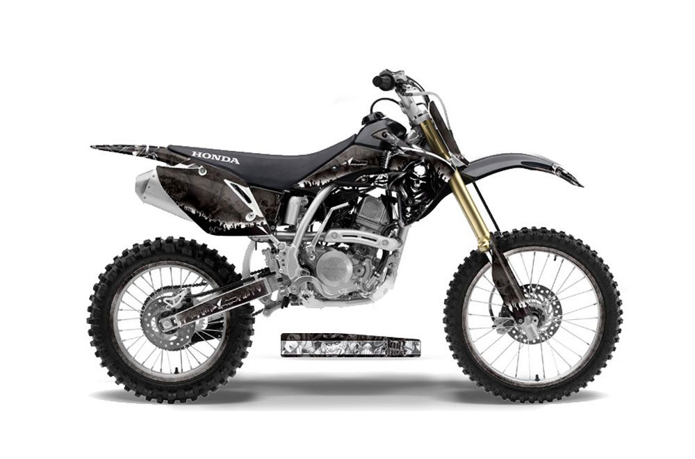 Honda CRF150 R Dirt Bike Graphic Kit - 2007-2016 Mad Hatter Black