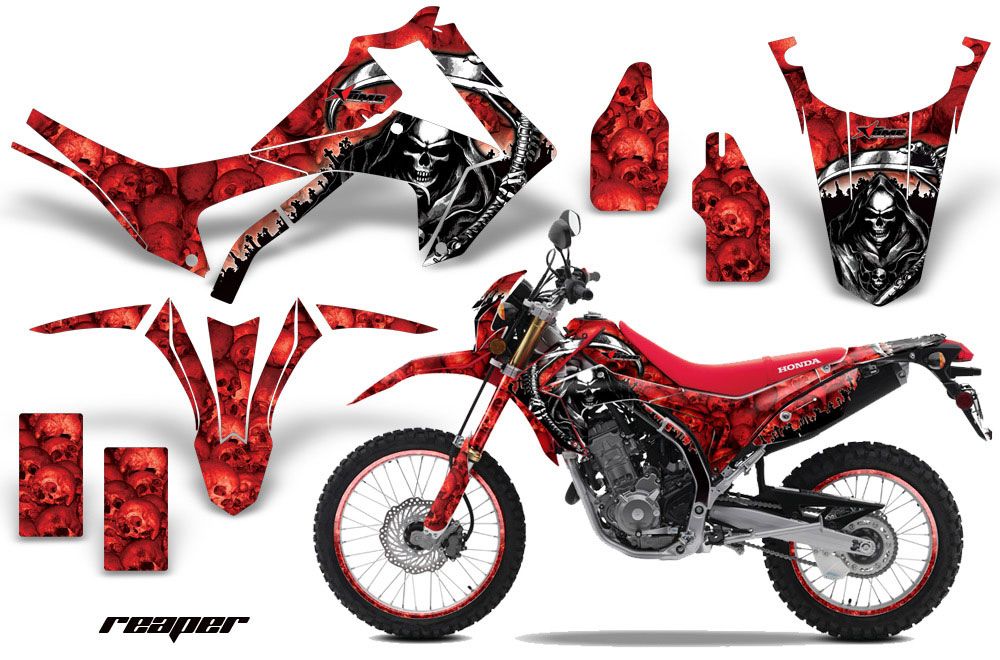 Honda CRF250 L Enduro Dirt Bike Graphic Kit - 2013-2016 Reaper Red